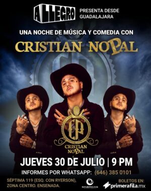 Cristian Nopal en Ensenada 2026