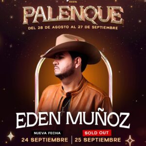 Eden Muñoz en el Palenque de la Feria de TIjuana 2026 segunda fecha