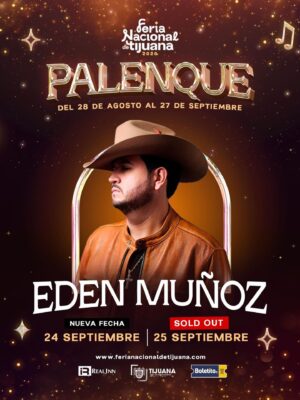 Eden Muñoz en el Palenque de la Feria de TIjuana 2026 segunda fecha