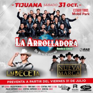 La Arrolladora Banda El Limón en Tijuana 2026