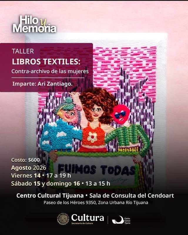 Libros textiles en Tijuana 2026