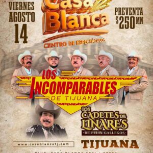 Los Incomparables de Tijuana en Tijuana 2026