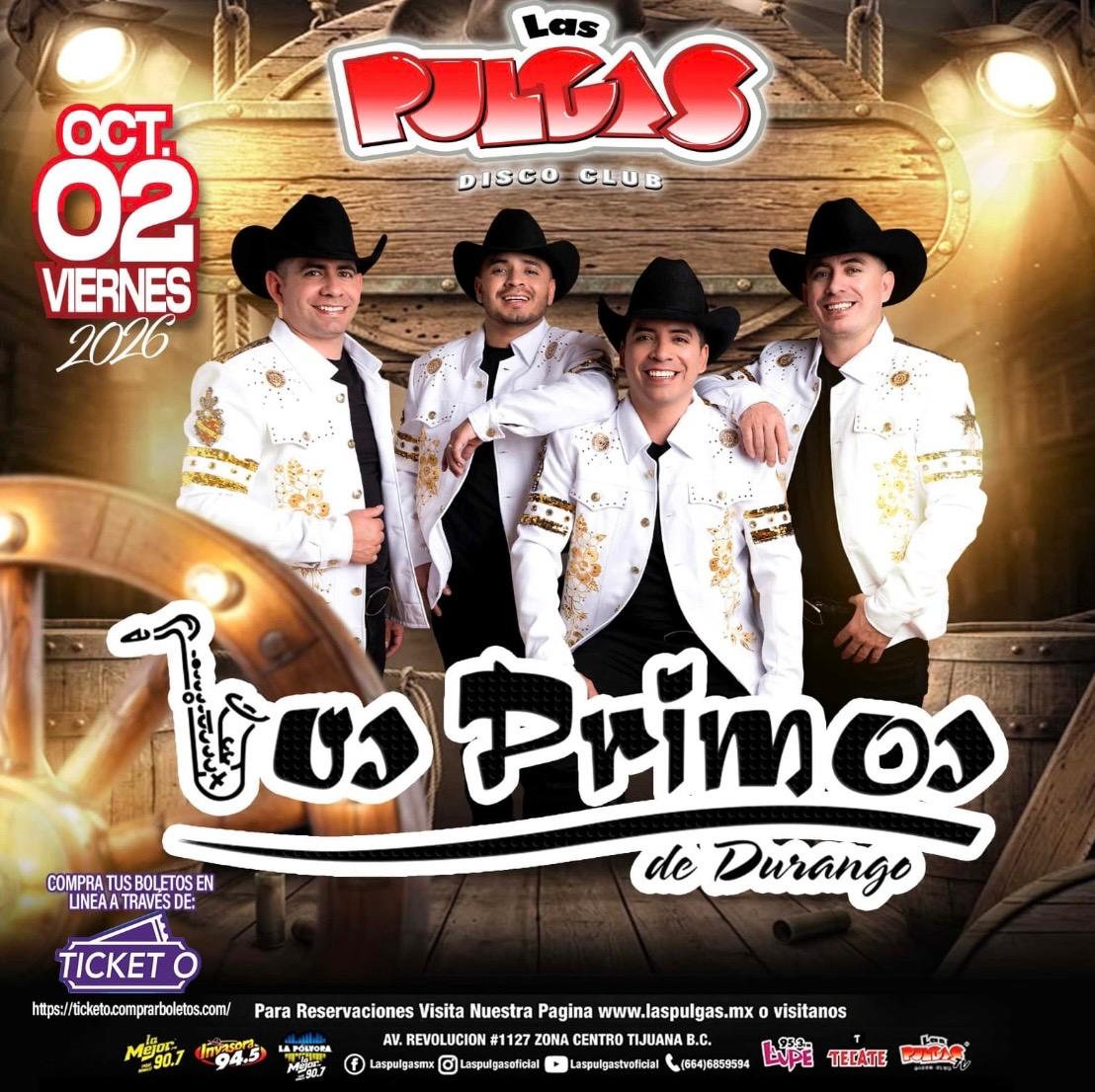 Los Primos de Durango en Tijuana 2026