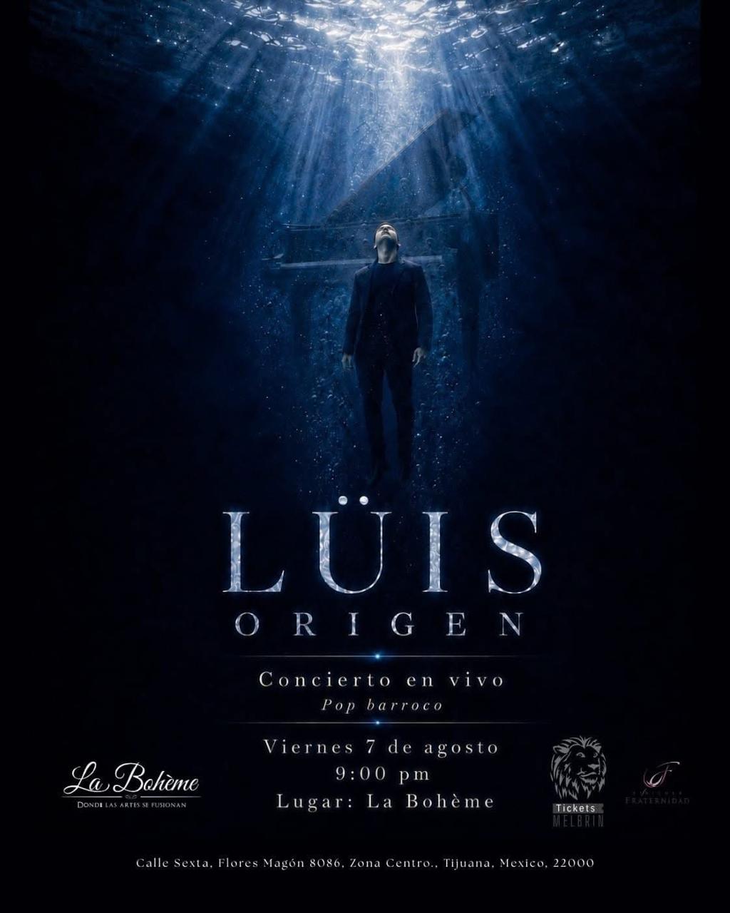 Lüis Origen en Tijuana 2026