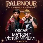 Oscar Maydon y Víctor Mendívil en el Palenque de la Feria de Tijuana 2026