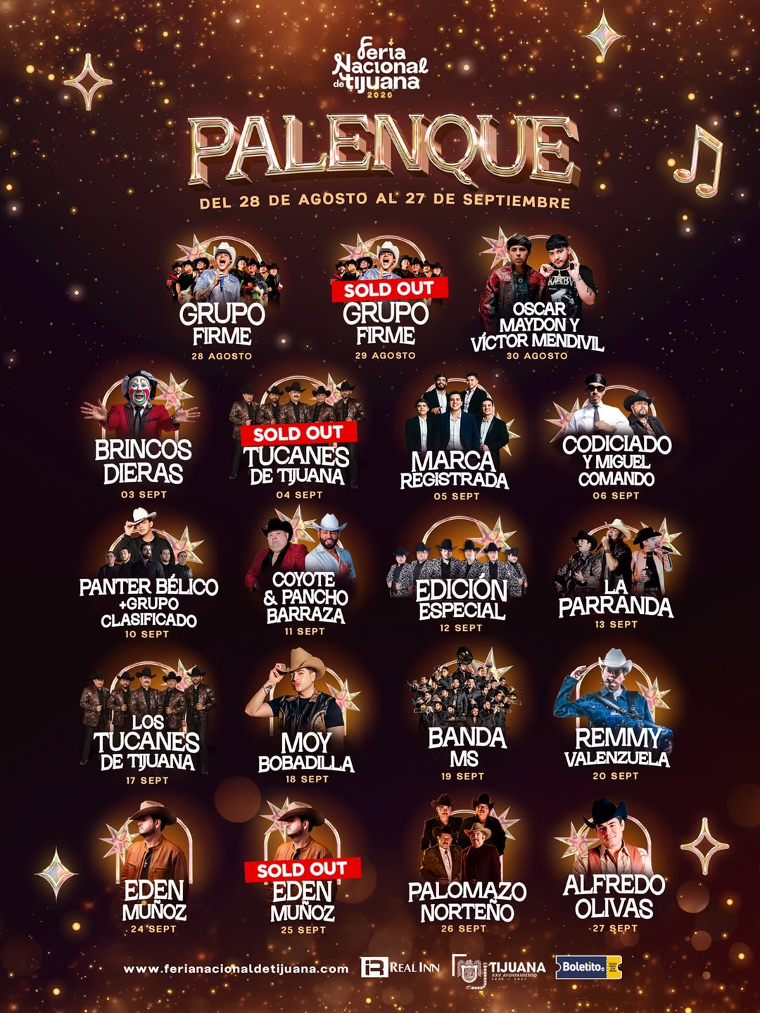Palenque de la Feria de Tijuana 2026 Actualizada