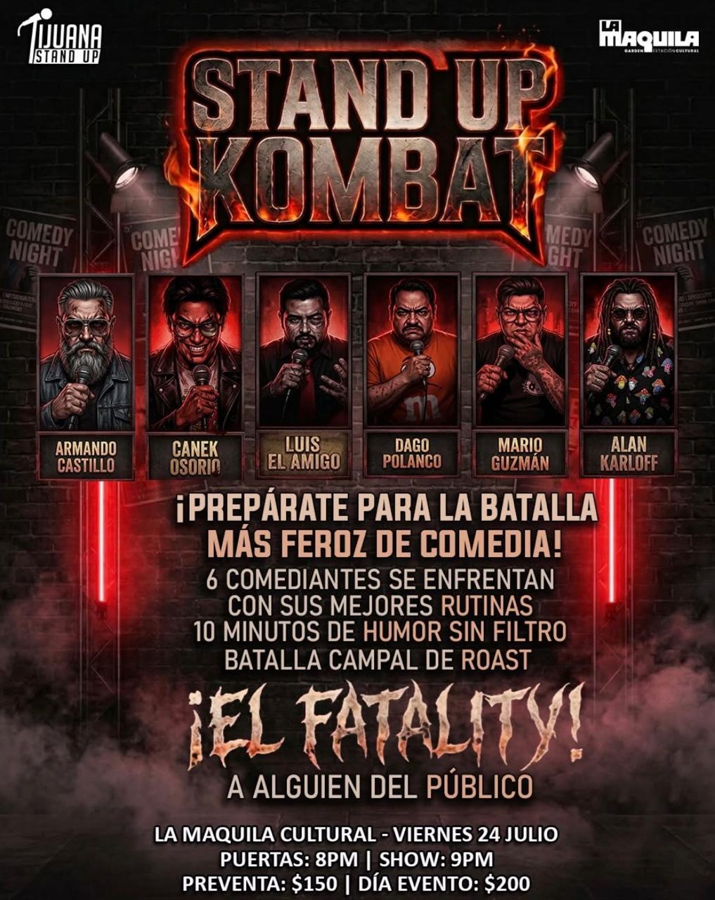 Stand Up Kombat en Tijuana 2026