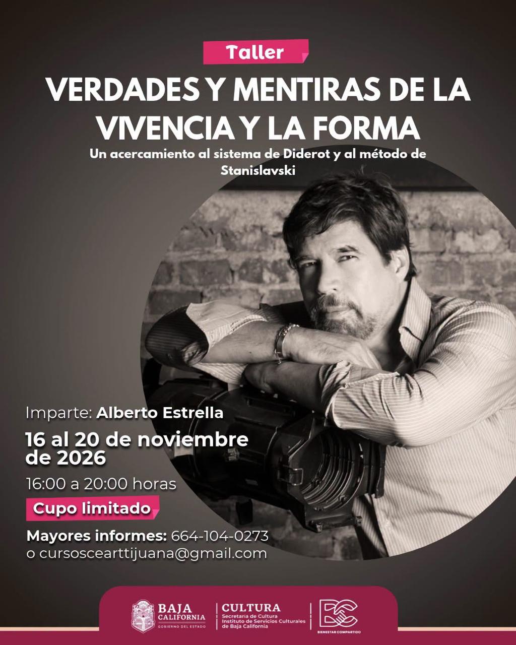 Taller de Alberto Estrella en Tijuana 2026