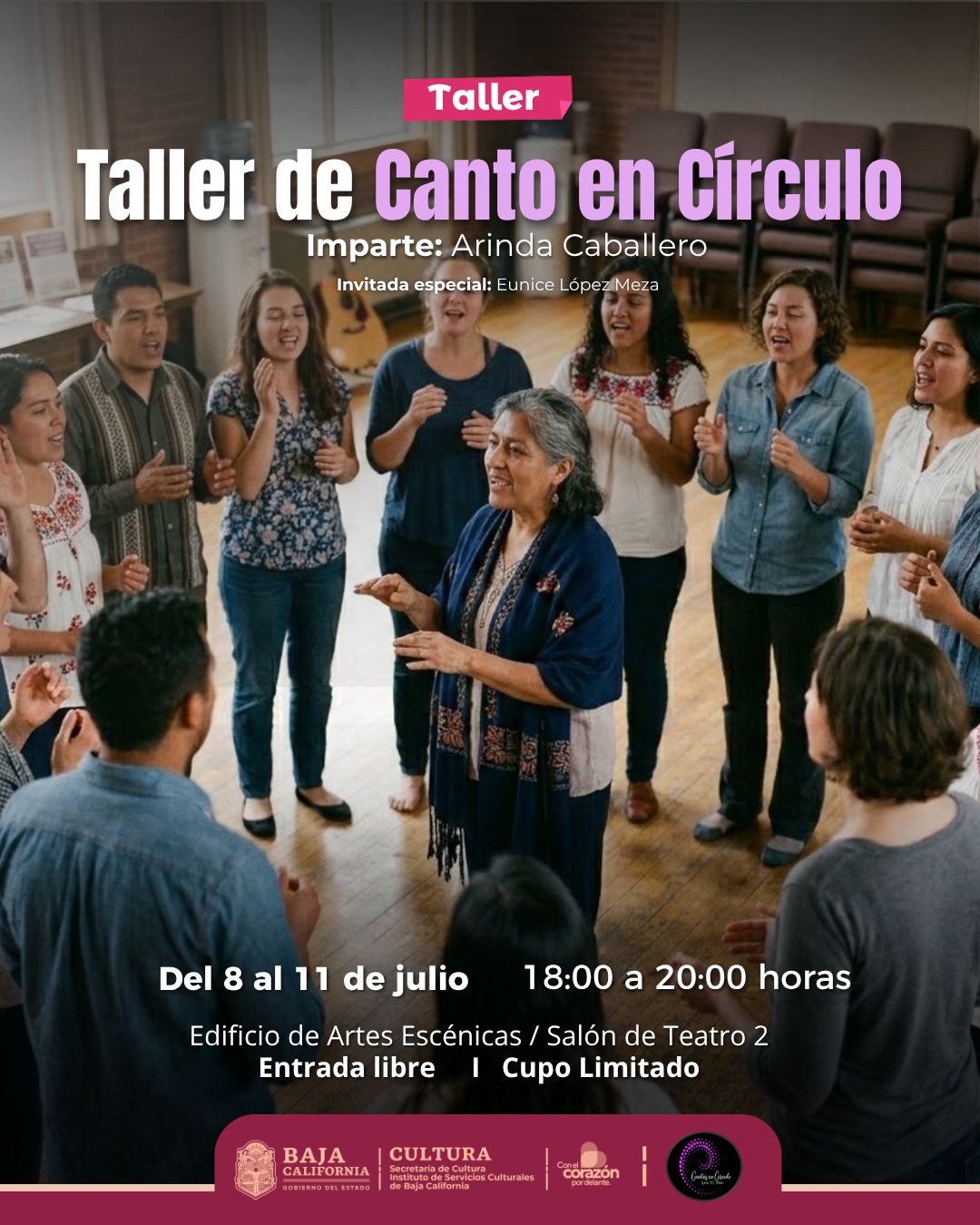 Taller de Canto en Círculo en Tijuana 2026