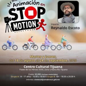 Taller de stop motion en Tijuana 2026