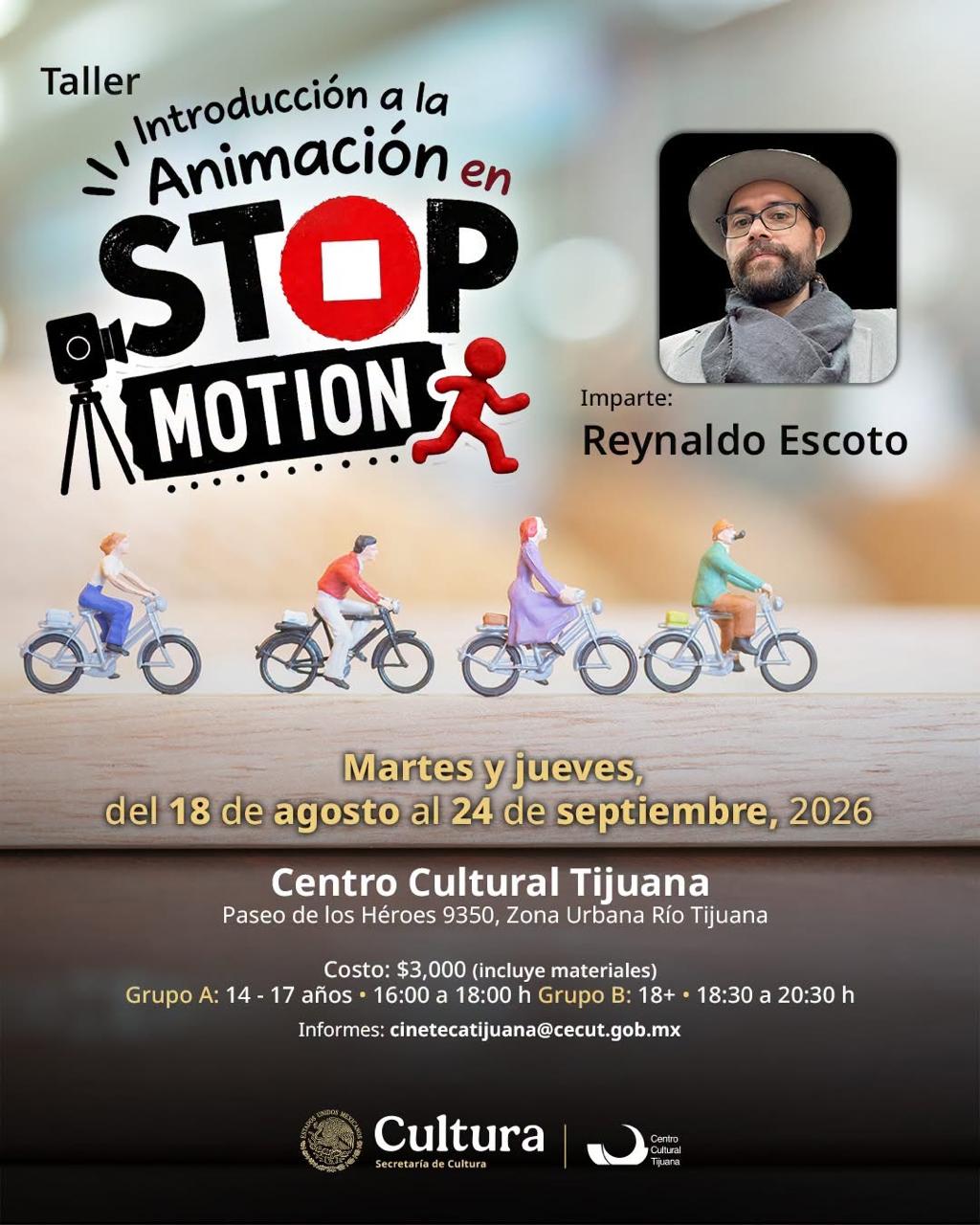 Taller de stop motion en Tijuana 2026
