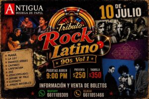 Tributo Rock Latino 90s Vol. 1 en Tijuana 2026