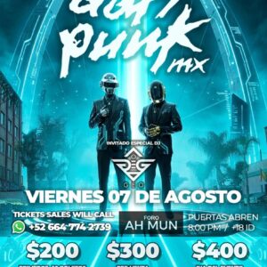 Tributo a Daft Punk en Tijuana 2026