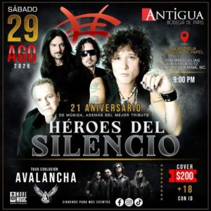 Tributo a Héroes del Silencio en Tijuana 2026