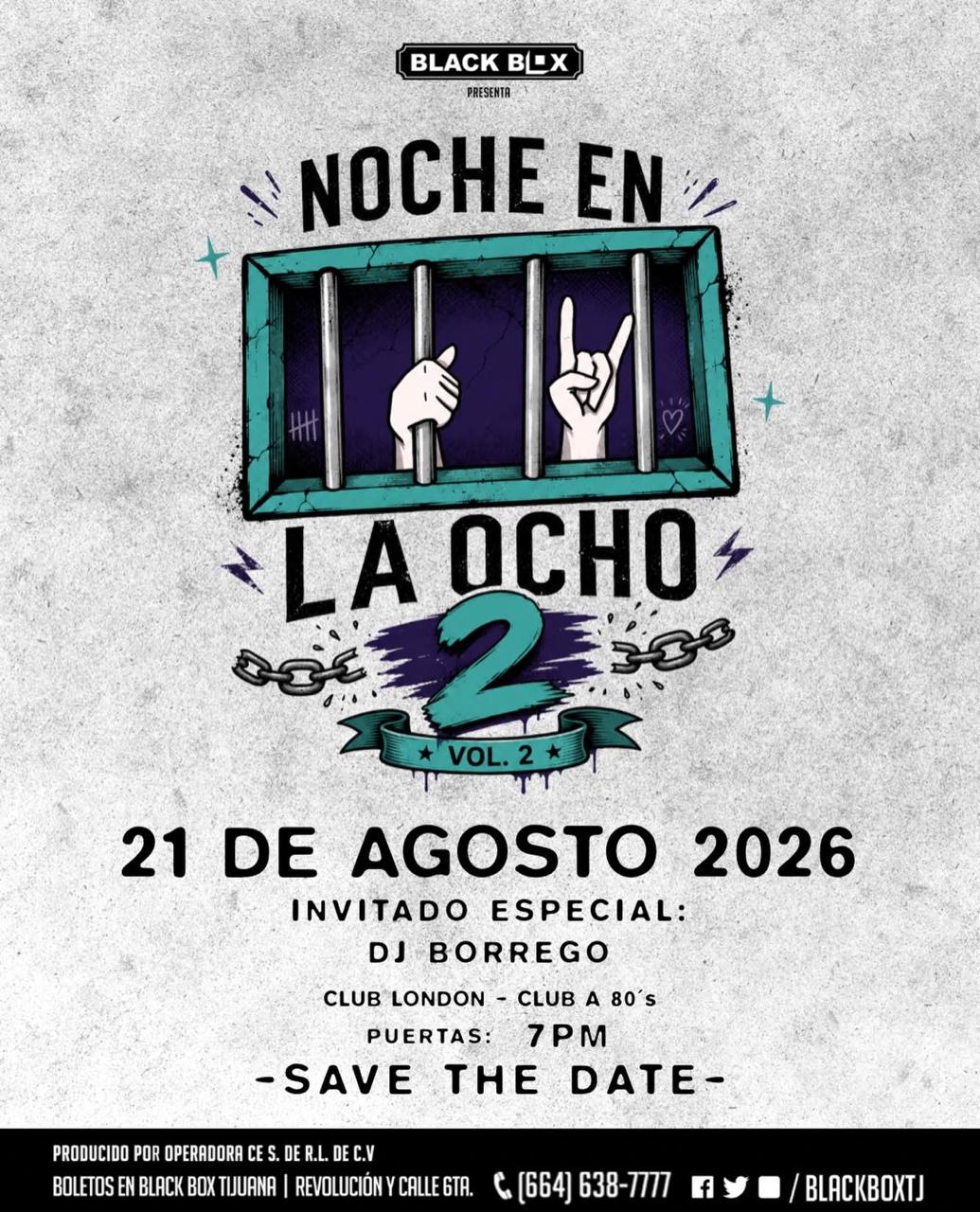 Una Noche en la Ocho Vol. 2 en Tijuana 2026