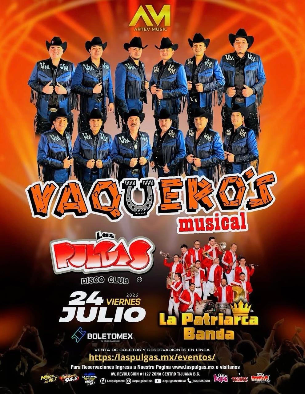 Vaqueros Musical en Tijuana 2026