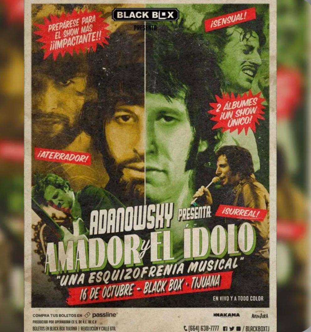 Adanowsky en Tijuana 2026