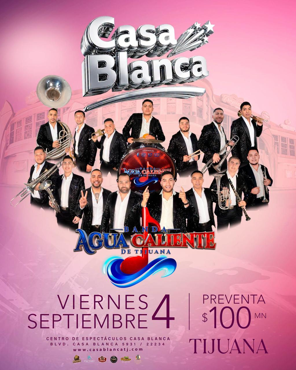 Banda Agua Caliente en Tijuana 2026