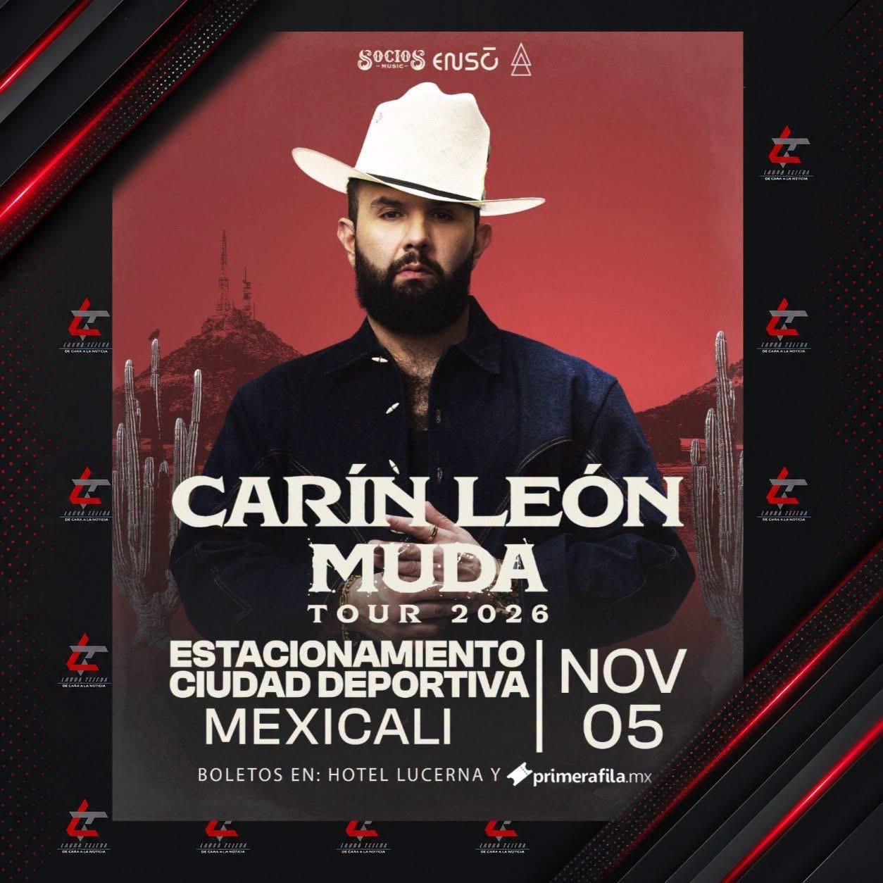 Carín León en Mexicali 2026