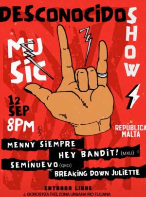 Desconocidos Music Show en Tijuana 2026