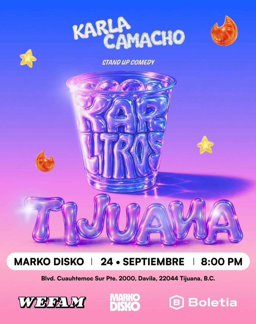 Karla Camacho en Tijuana 2026