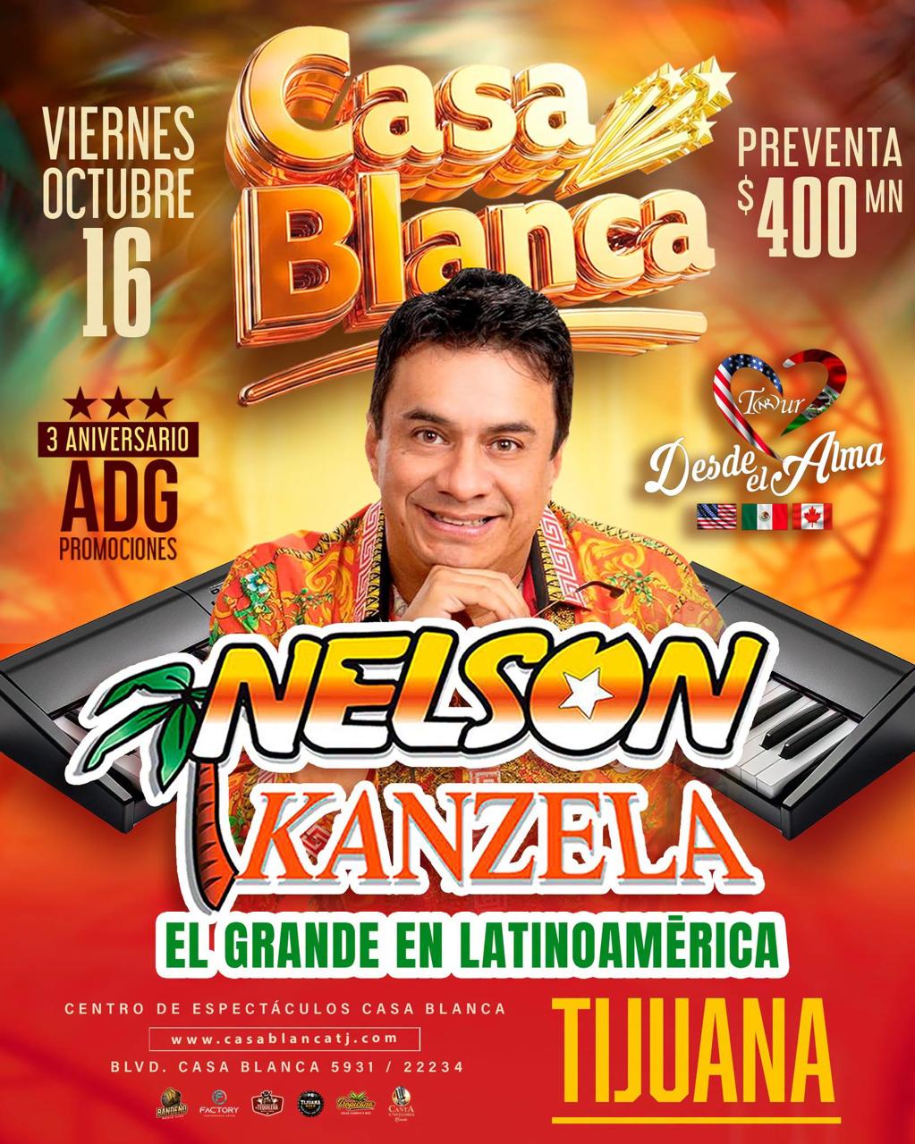 Nelson Kanzela en Tijuana 2026