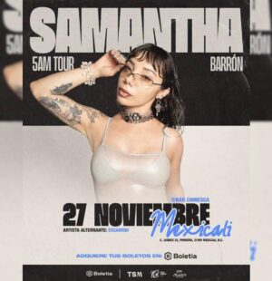 Samantha Barrón en Mexicali 2026