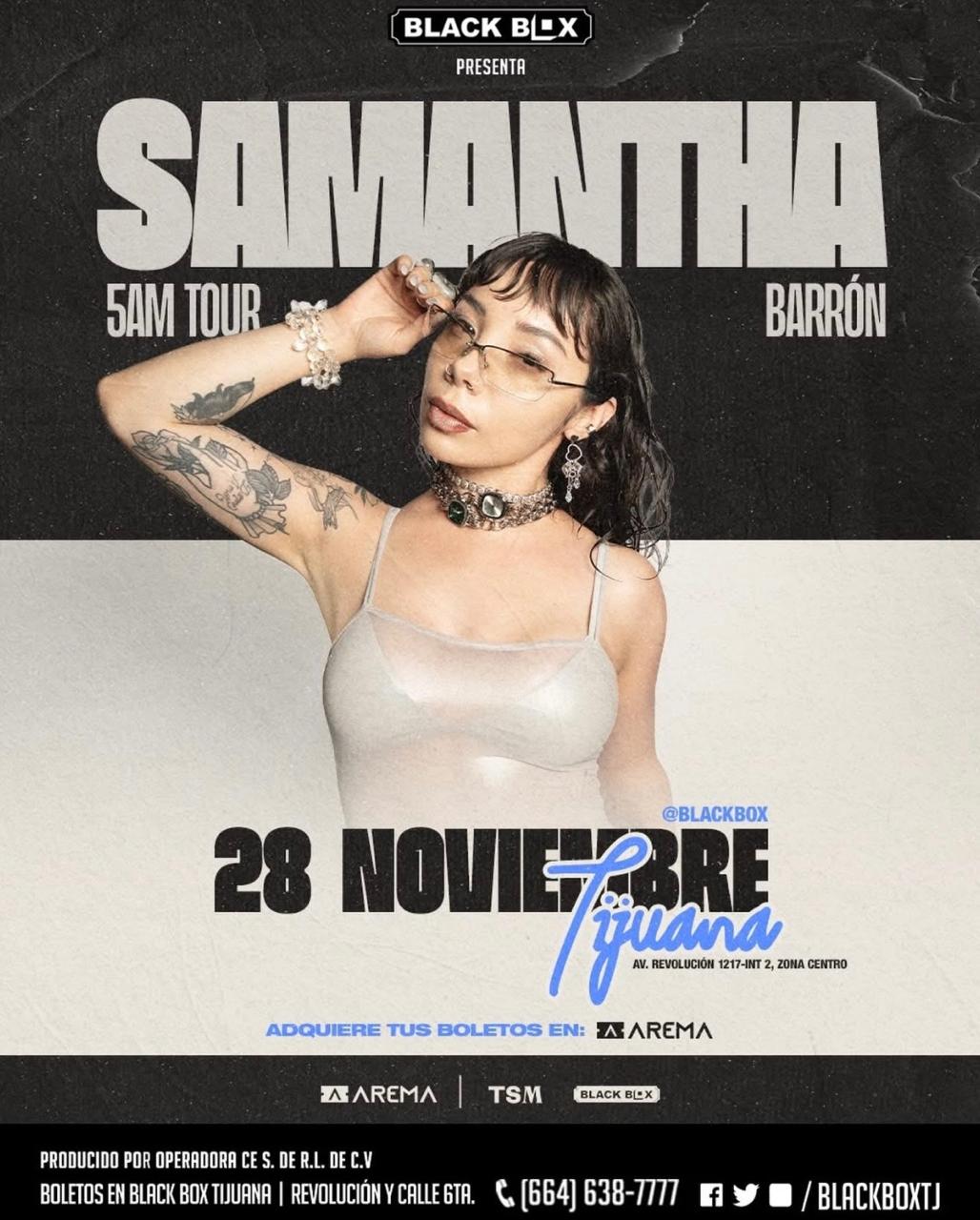 Samantha Barrón en Tijuana 2026