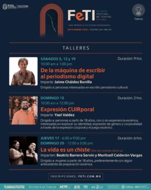 Talleres del FeTI en Tijuana 2026