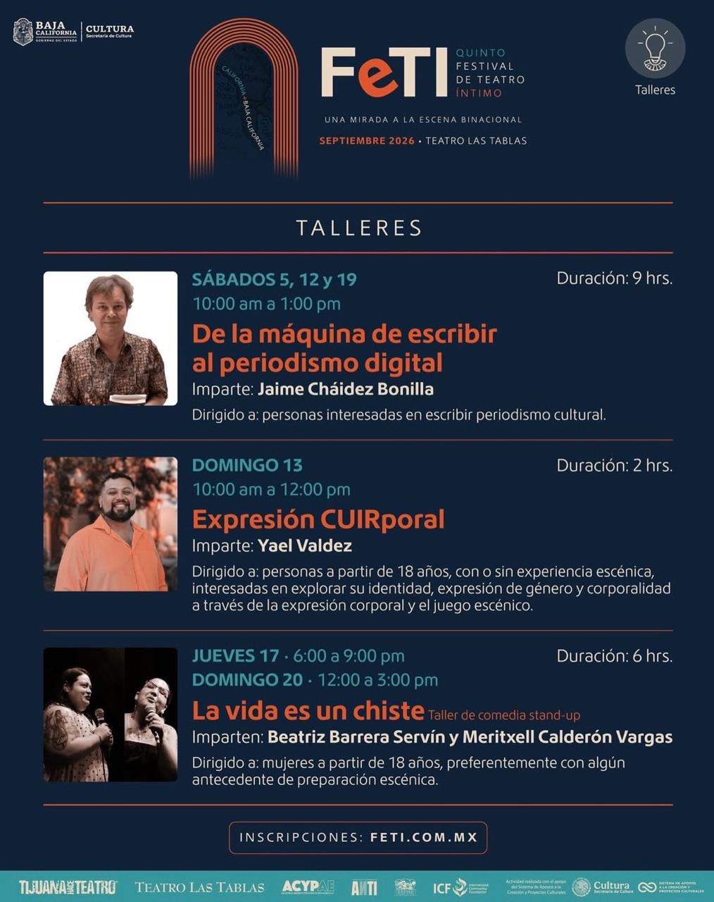 Talleres del FeTI en Tijuana 2026