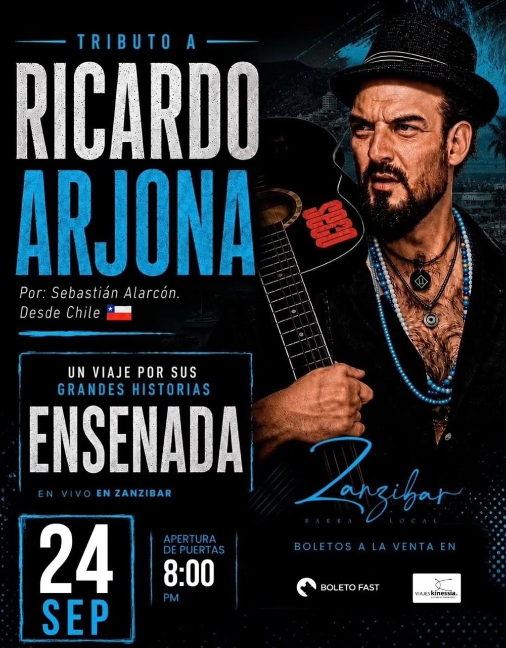 Tributo a Ricardo Arjona en Ensenada 2026