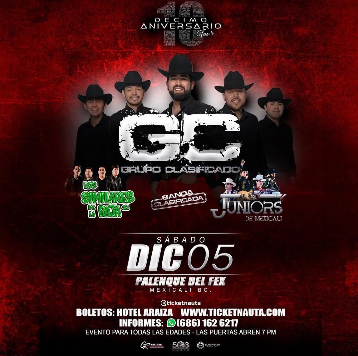 Grupo Clasificado en Mexicali 2026
