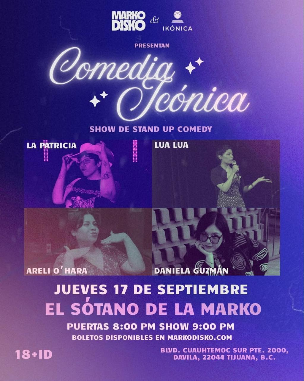 Icónicas Stand Up Comedy en Tijuana 2026