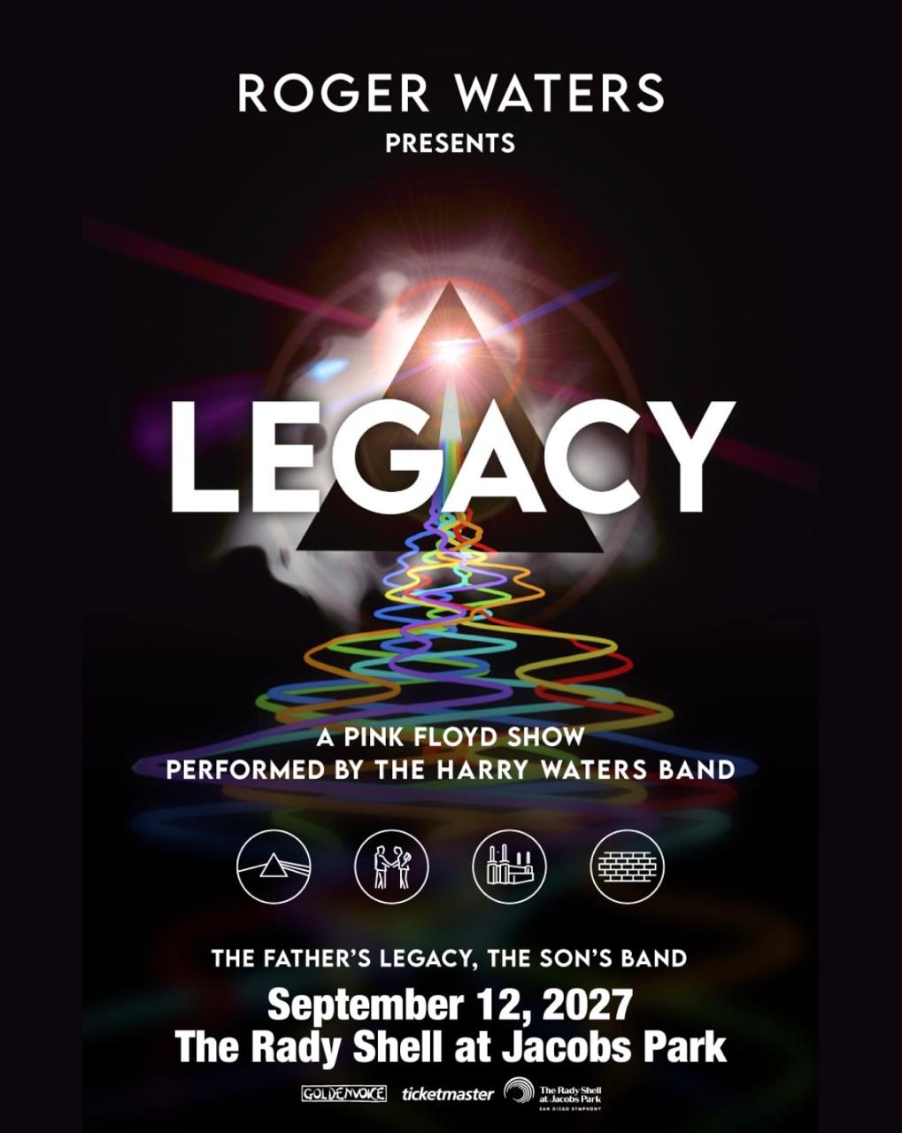 Roger Waters Presents LEGACY en San Diego 2027