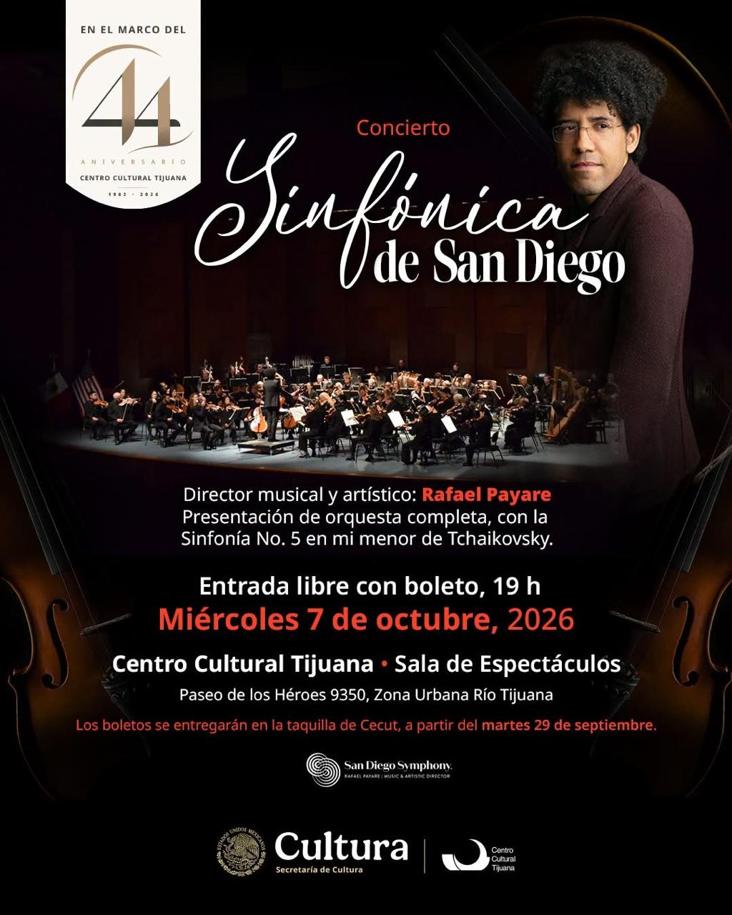 Sinfónica de San Diego en Tijuana 2026