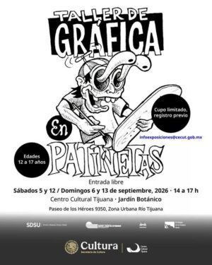 Taller de gráfica en patinetas en Tijuana 2026