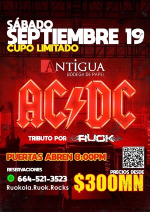Tributo a AC DC en Tijuana 2026