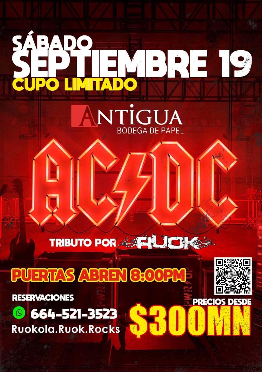 Tributo a AC DC en Tijuana 2026