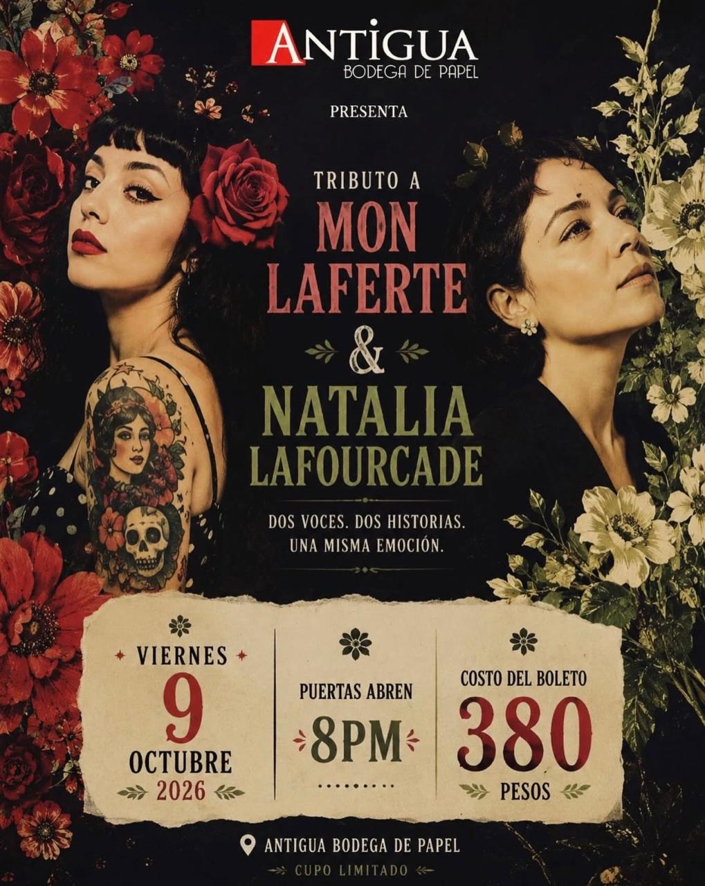 Tributo a Mon Laferte y Natalia Lafourcade en Tijuana 2026