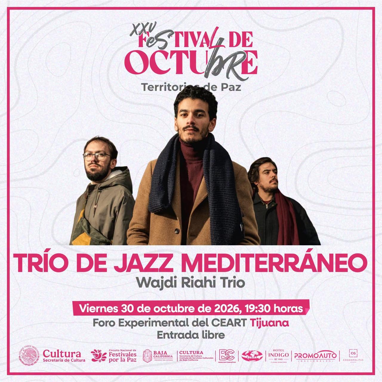 Wajdi Riahi Trio en Tijuana 2026