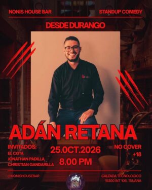 Adán Retana en Tijuana 2026