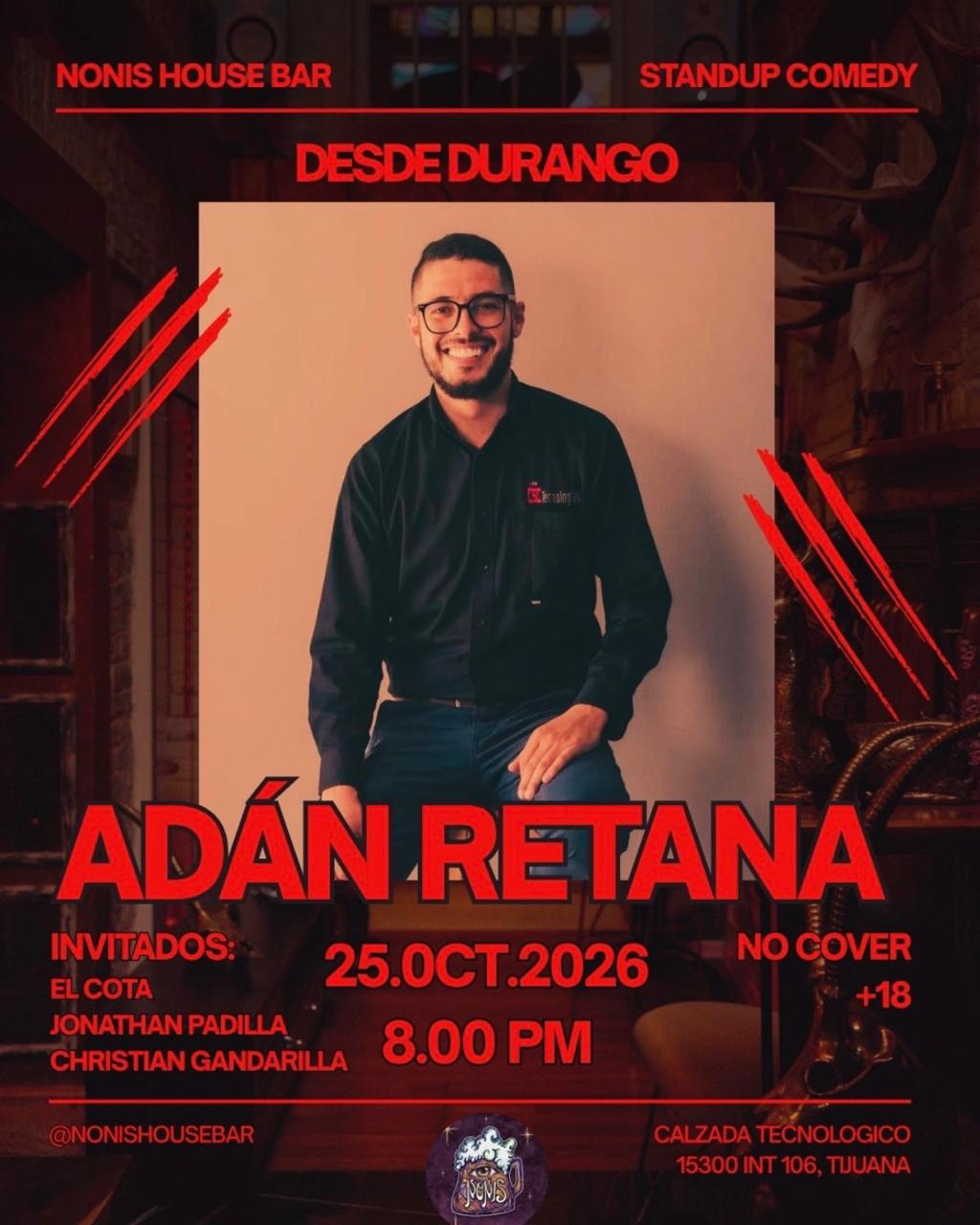 Adán Retana en Tijuana 2026