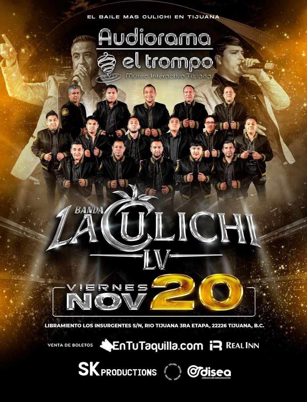 Banda La Culichi LV en Tijuana 2026