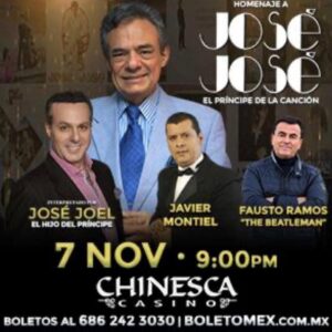 Homenaje a José José en Mexicali 2026