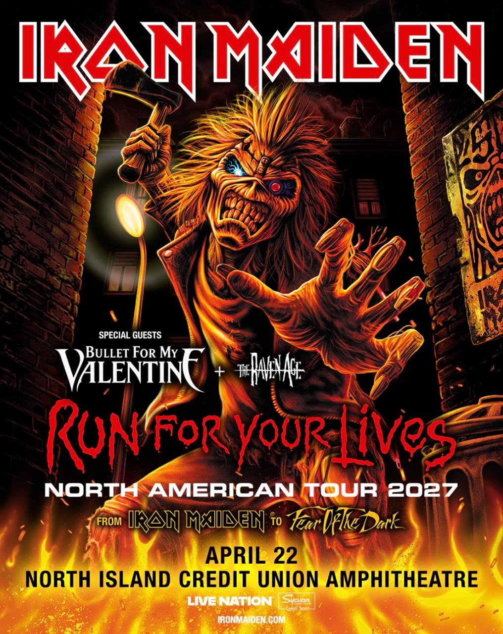 Iron Maiden en Chula Vista 2027