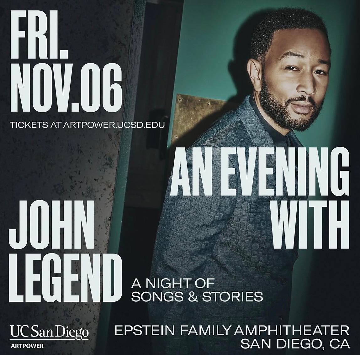 John Legend en San Diego 2026