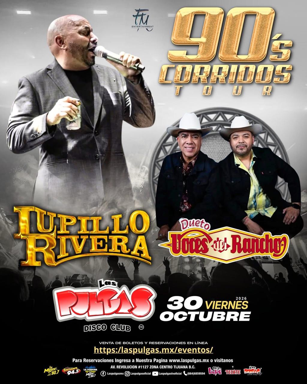 Lupillo Rivera en Tijuana 2026