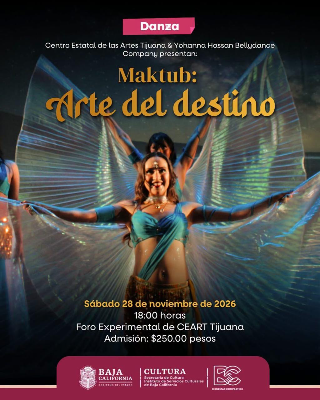 Maktub Arte del destino en Tijuana 2026