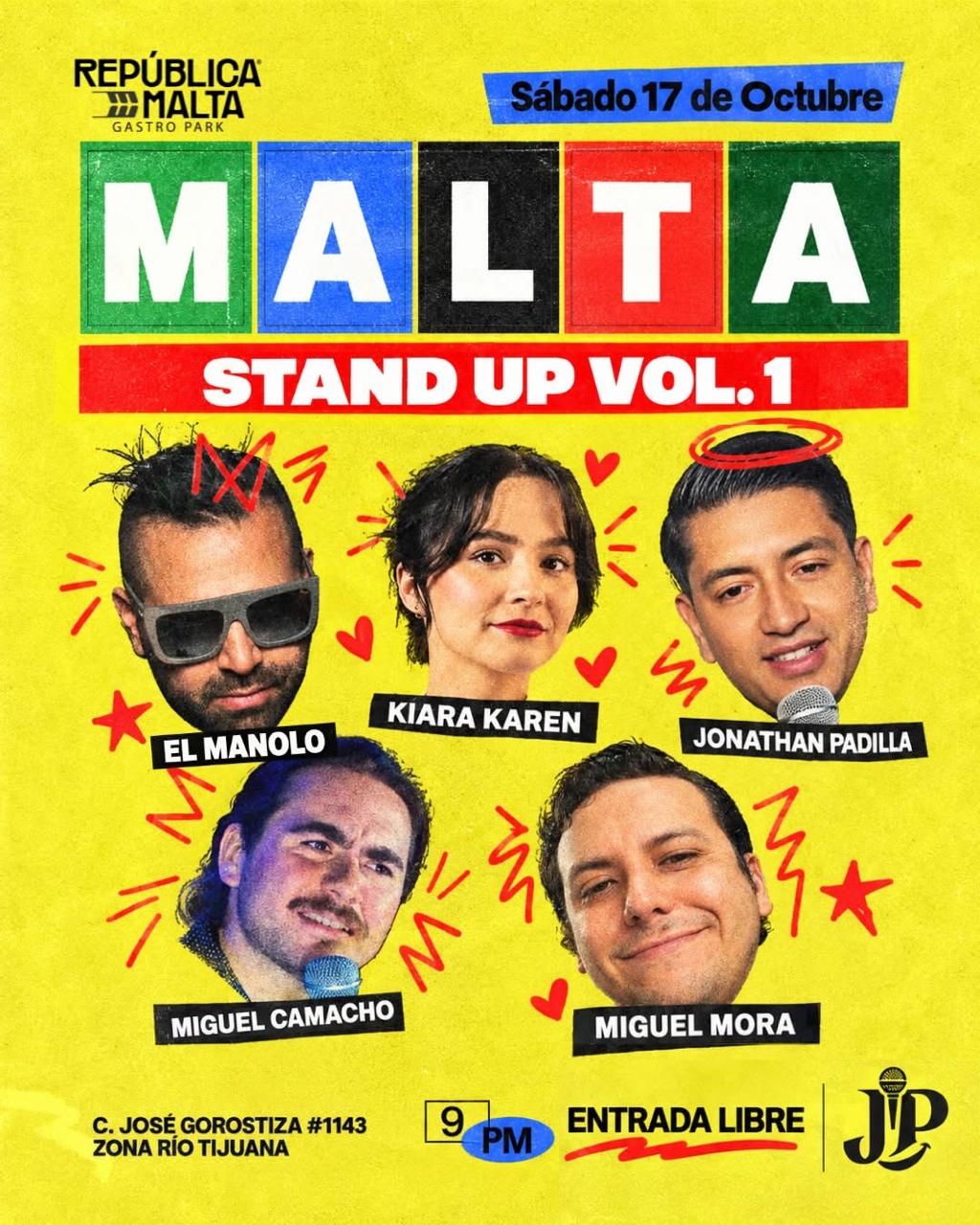 Malta Stand Up en Tijuana 2026