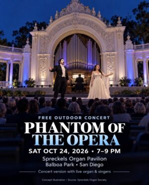 Phantom of the Opera en San Diego 2026